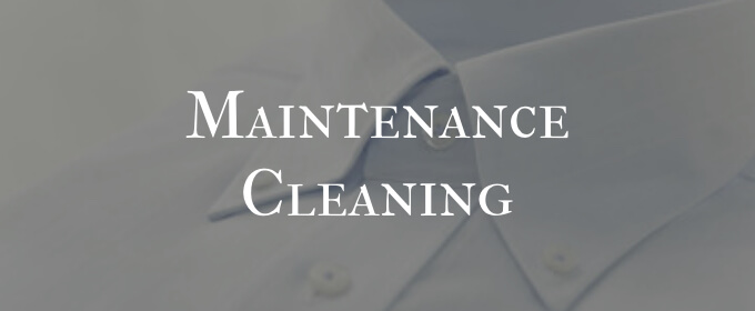 メンテナンス・クリーニング